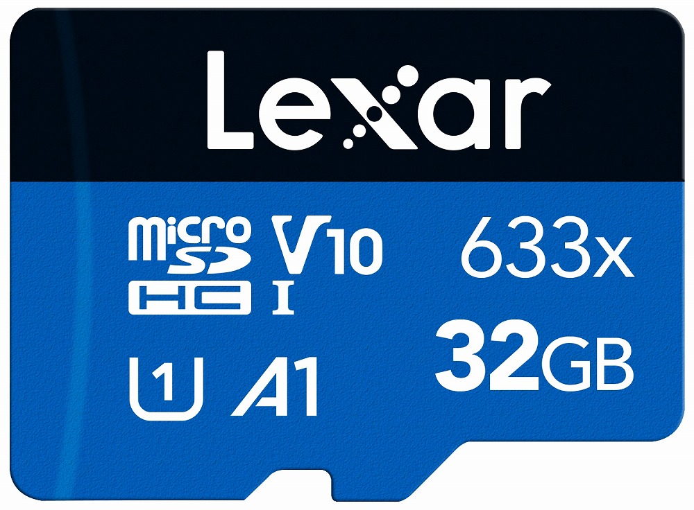 Lexar（レキサー） microSDXCカード 32GB 633x UHS-I U3 V10 A1 BLUE アダプター無し High-Performance 633x LMS0633032G-BNNNJ返品種別B