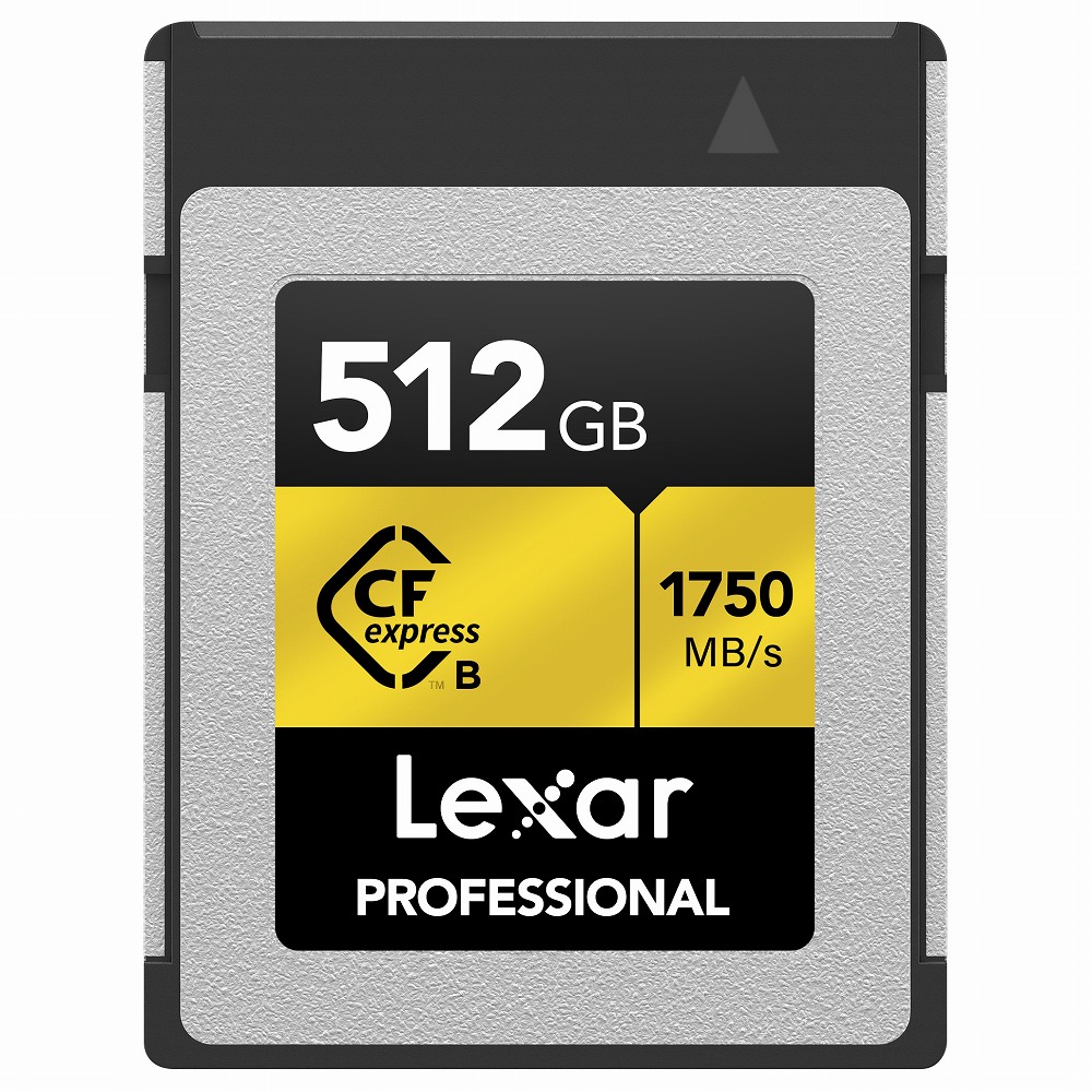 Lexar（レキサー） LCXEXPR512G-RNENJ CFexpressカード Type-B 512GB GOLD[LCXEXPR512GRNENJ] 返品種別B
