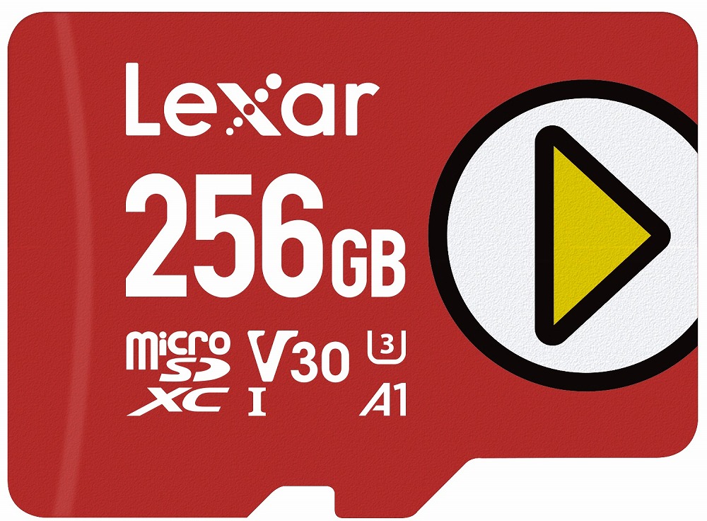 Lexar（レキサー） LMSPLAY256G-B1NNJ PLAY microSDXCカード 256GB UHS-I U3 V30 A1[LMSPLAY256GB1NNJ] 返品種別B