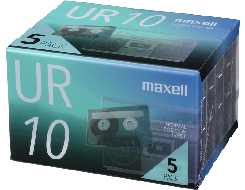 マクセル UR-10N-5P 10分 ノーマルテープ 5本パックmaxell カセットテープ「UR」[UR10N5P] 返品種別A