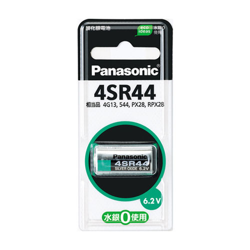 パナソニック 4SR-44P(NA) 酸化銀電池（1本入）Panasonic 4SR44[4SR44PNA] 返品種別A