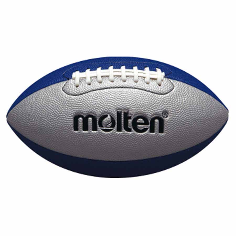 モルテン ラグビーボール Molten フラッグフットボール ジュニア シルバー×ブルー 横の周囲48〜50cm MT-Q4C2500SB返品種別A