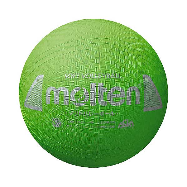 モルテン S3Y1200-G ソフトバレーボール 検定球（グリーン）Molten ファミリー・トリム用ソフトバレーボール[MTS3Y1200G] 返品種別A