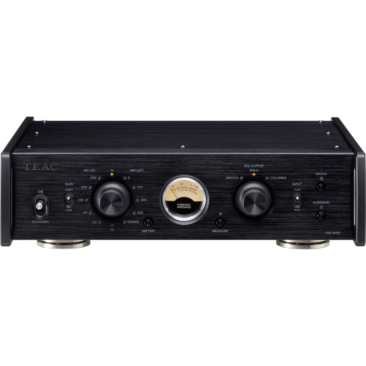 ティアック PE-505-B フォノイコライザー(ブラック)TEAC[PE505B] 返品種別A