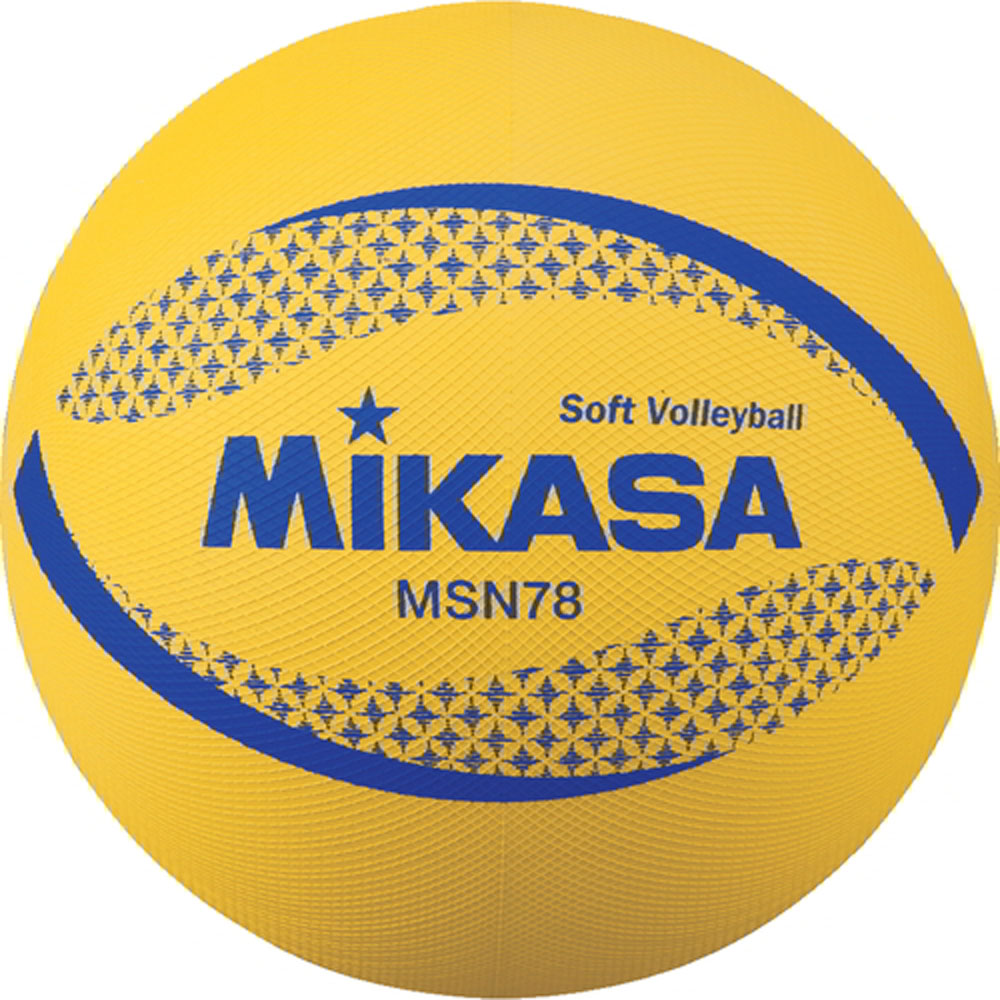 ミカサ MSN78Y ソフトバレーボール（イエロー）MIKASA[MSN78Y] 返品種別A