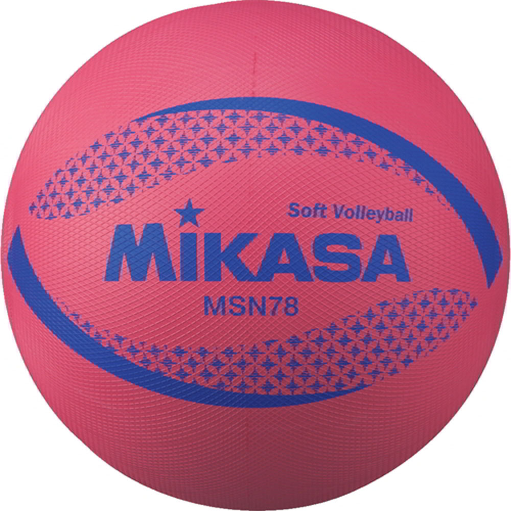 ミカサ MSN78R ソフトバレーボール（レッド）MIKASA[MSN78R] 返品種別A