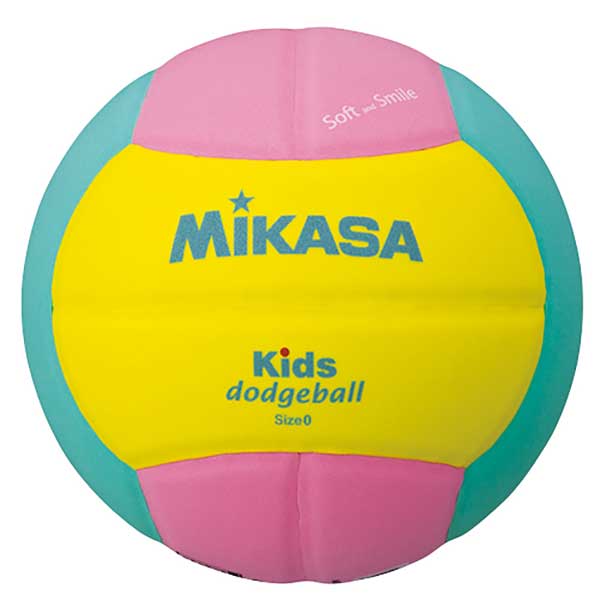 ミカサ SD00-YP ドッジボール 0号球MIKASA スマイルドッジ (イエロー/ピンク)[SD00YP] 返品種別A