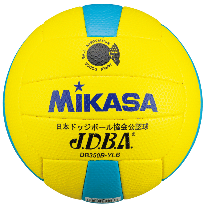 ミカサ DB350B-YLB ドッジボール 3号球(人工皮革)（イエロー×ライトブルー）MIKASA[DB350BYLB] 返品種別A