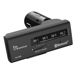 カシムラ KD-189 Bluetooth FMトランスミッター 4バンド USB1ポート 2.4A[KD189] 返品種別A
