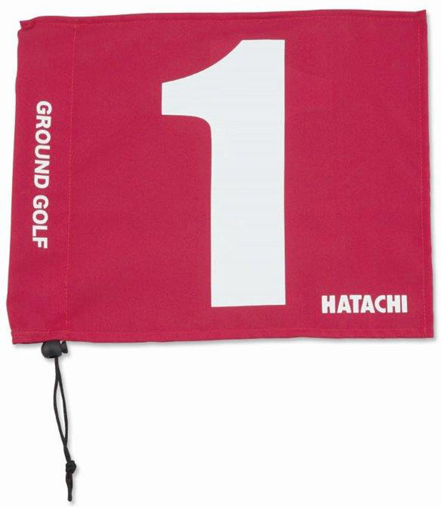 ハタチ HAC-BH5001-62-14 グラウンド・ゴルフ用旗（レッド・ナンバー：14）HATACHI グラウンドゴルフ用品[HACBH50016214] 返品種別A