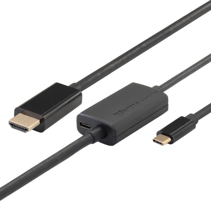 ラトックシステム RS-UCHD4K60-3M USB Type-C to HDMI 変換ケーブル 4K60Hz・PD対応 3m[RSUCHD4K603M] 返品種別A