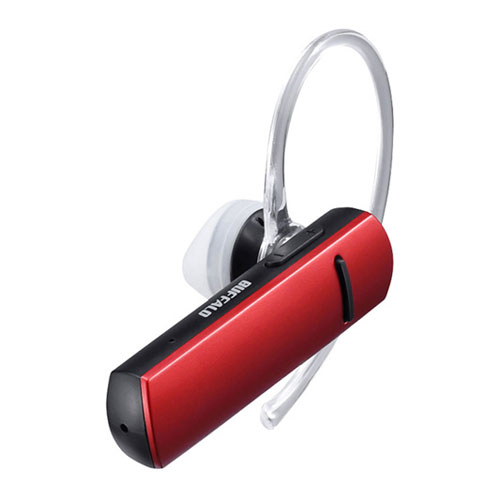 バッファロー BSHSBE200RD Bluetooth4.0対応 片耳ヘッドセット 音声＆通話対応（レッド）BUFFALO[BSHSBE200RD] 返品種別A