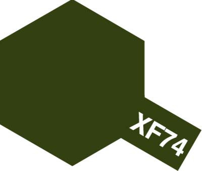 タミヤ タミヤカラー アクリルミニ XF-74 OD色(陸上自衛隊)【81774】塗料 返品種別B