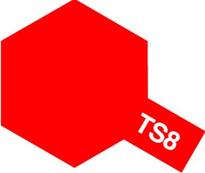 タミヤ タミヤスプレー TS-8 イタリアンレッド【85008】塗料 返品種別B