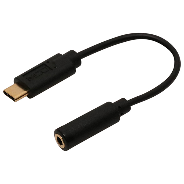 MCO SAD-CE04/BK USB Type-C to 3.5mm(4極)オーディオ変換ケーブル（ブラック）[SADCE04BK] 返品種別A