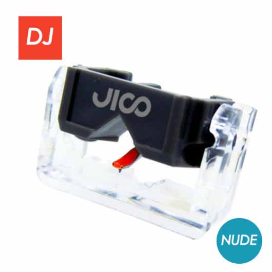 JICO 交換針【SHURE/M44-G用】NUDE・DJモデル・針カバー付 JICO【ジコー】日本精機宝石工業株式会社 NUDE-SH192-DJ44G-IMP返品種別A