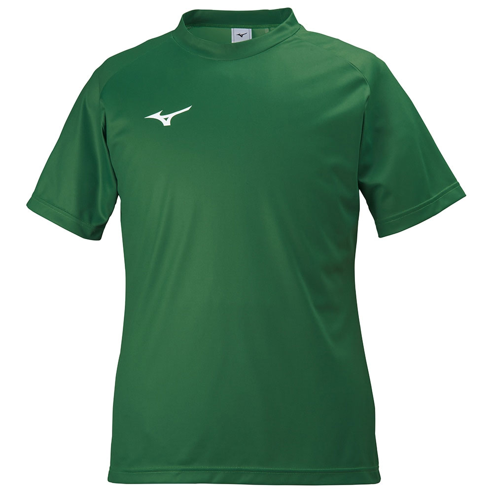 ミズノ P2MA812533130 フィールドシャツ ジュニア(グリーン・サイズ：130)MIZUNO サッカー/フットボール[P2MA812533130] 返品種別A