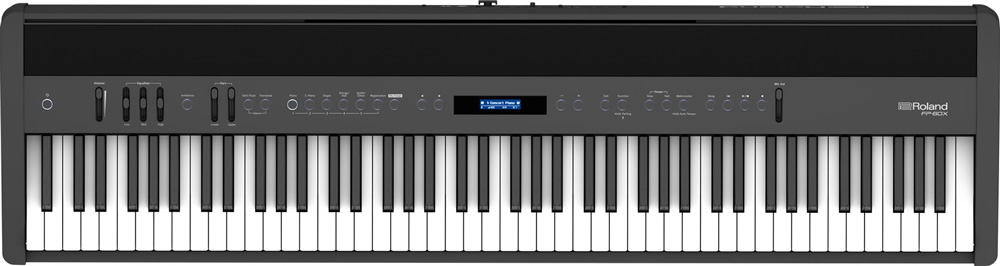 ローランド FP-60X-BK 電子ピアノ（ブラック）Roland FP-Xシリーズ ポータブル・ピアノ[FP60XBK] 返品種別A