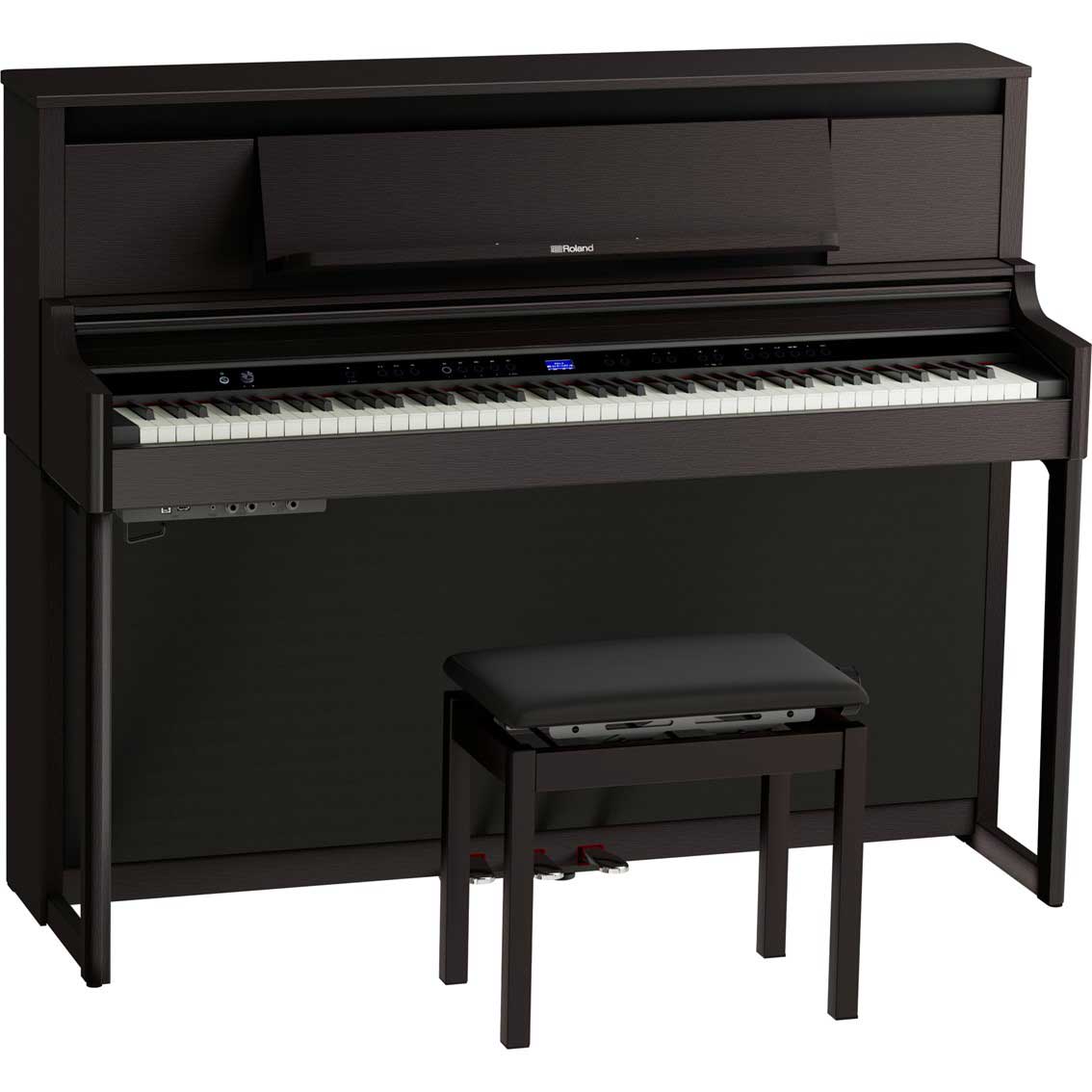 ローランド LX-6-DRS 電子ピアノ（ダークローズウッド調仕上げ ）【高低自在椅子＆楽譜集付き】Roland LX Series[LX6DRS] 返品種別A