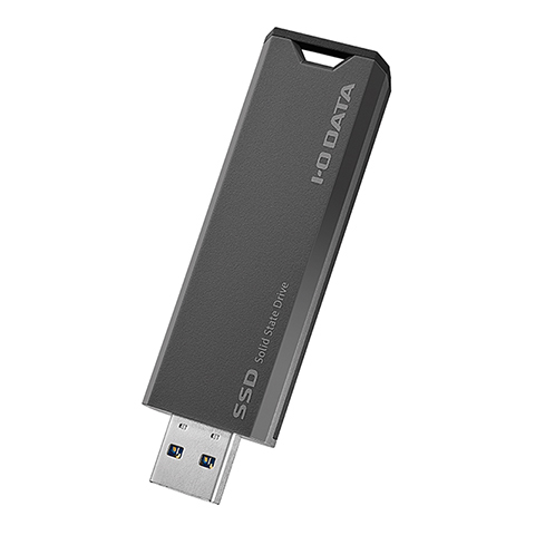 I/Oデータ SSPS-US500GR USB 10Gbps（USB 3.2 Gen2）対応 スティックSSD 500GB（グレー×ブラック）[SSPSUS500GR] 返品種別A