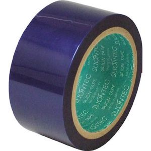 日立マクセル スリオンテック シリコーンフィルムテープ 幅50mm×長さ50m（ブルー）1巻 表面保護テープ 626050-NB-20-50X50返品種別B