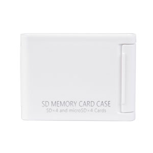 ケンコー AS SD4 WH SDメモリーカードケース 4枚収納タイプ（ホワイト）[ASSD4WH] 返品種別A