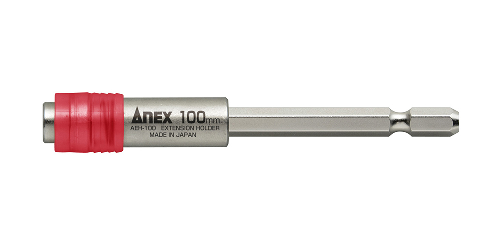 兼古製作所 AEH-100 エクステンションホルダー(六角対辺6.35×100mm)ANEX[AEH100カネコ] 返品種別B