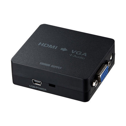 サンワサプライ VGA-CVHD1 HDMI信号VGA変換コンバーター[VGACVHD1] 返品種別A