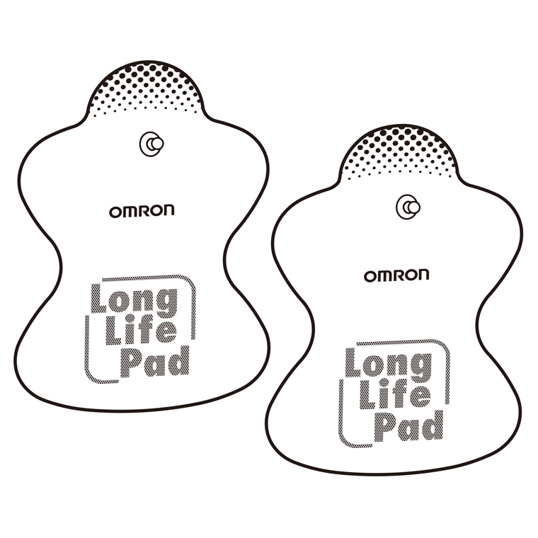 オムロン HV-LLPAD 低周波治療器用 ロングライフパッド【1組2枚入】OMRON エレパルス用[HVLLPAD] 返品種別B