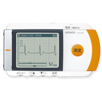 オムロン HCG-801 【高度管理医療機器】携帯型心電計OMRON[HCG801] 返品種別B
