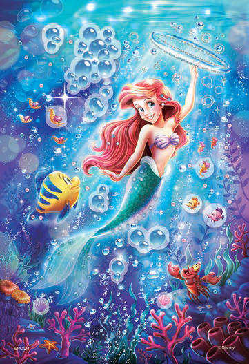 エポック社 ポップアップパズルデコレーション ディズニー Ariel-Sparkling Sea-(アリエル スパークリングシー) 300ピース【73-301】ジグ