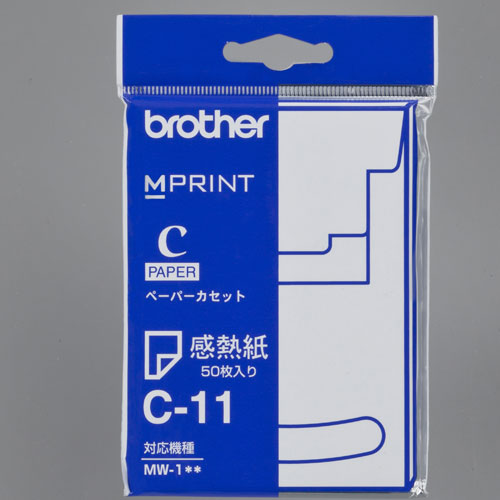 ブラザー C-11 ペーパーカセット（感熱紙）[C11ブラザ] 返品種別A