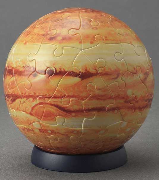 やのまん 3D球体パズル 木星儀 -THE JUPITER-(Ver.3) 60ピース【2003-505】立体パズル 返品種別B