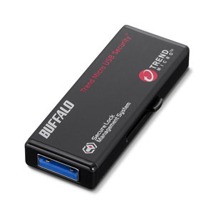 BUFFALO （バッファロー） USB3.0対応 USBフラッシュメモリ ウイルスチェック機能搭載 8GB RUF3-HS8GTV3返品種別A