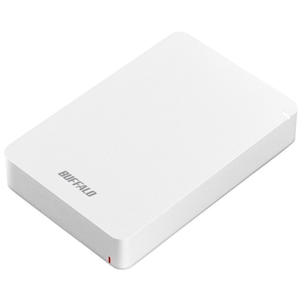 BUFFALO （バッファロー） USB3.1（Gen1）/3.0対応 ポータブルハードディスク 4.0TB（ホワイト） HD-PGF4.0U3-GWHA返品種別A