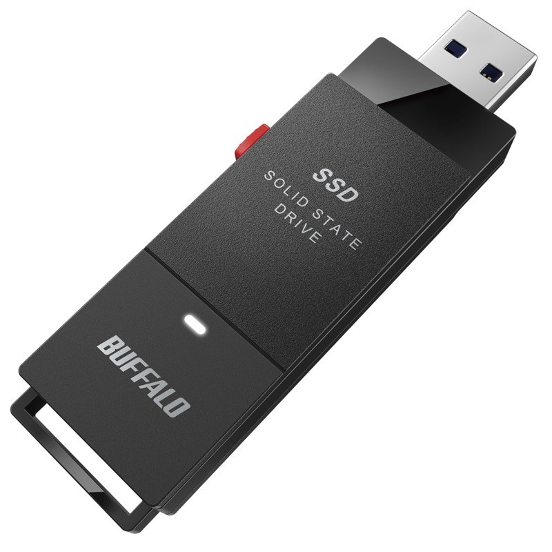 BUFFALO （バッファロー） USB 3.2(Gen 1)対応 外付けポータブルSSD 1TB（簡易パッケージ） SSD-PUT1.0U3BC/N返品種別A