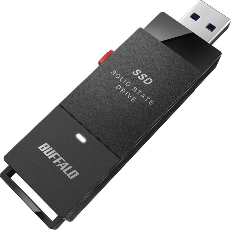 BUFFALO （バッファロー） SSD-PUT250U3-BKC USB 3.2(Gen 1)対応 ポータブルSSD 250GB[SSDPUT250U3BKC] 返品種別A