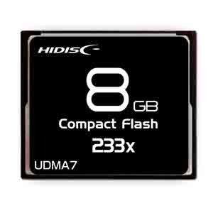 HIDISC HDCF8G233XJP3 コンパクトフラッシュ 8GB[HDCF8G233XJP3] 返品種別A