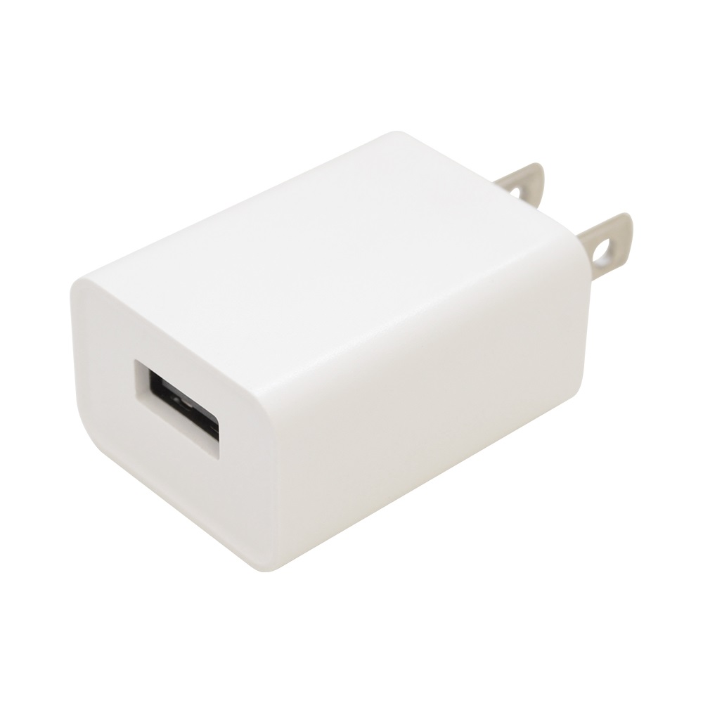 ラスタバナナ RACA1A01WH USB1ポート AC充電器 1A（ホワイト）[RACA1A01WH] 返品種別A