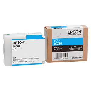 エプソン ICC89 ［純正］インクカートリッジ（シアン）EPSON[ICC89] 返品種別A