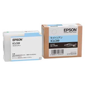 エプソン ICLC89 ［純正］インクカートリッジ（ライトシアン）EPSON[ICLC89] 返品種別A