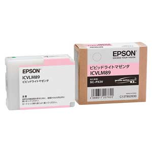 エプソン ICVLM89 ［純正］インクカートリッジ（ビビッドライトマゼンタ）EPSON[ICVLM89] 返品種別A