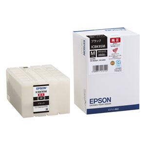 エプソン ICBK95M ［純正］インクカートリッジ（ブラック/Mサイズ）EPSON[ICBK95M] 返品種別A