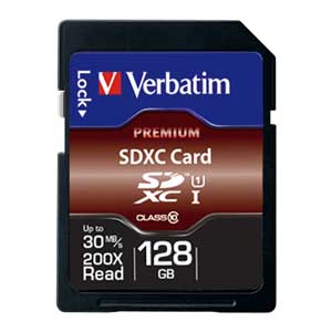バーベイタム SDXC128GJVB2 SDXCメモリカード 128GB Class10[SDXC128GJVB2] 返品種別A
