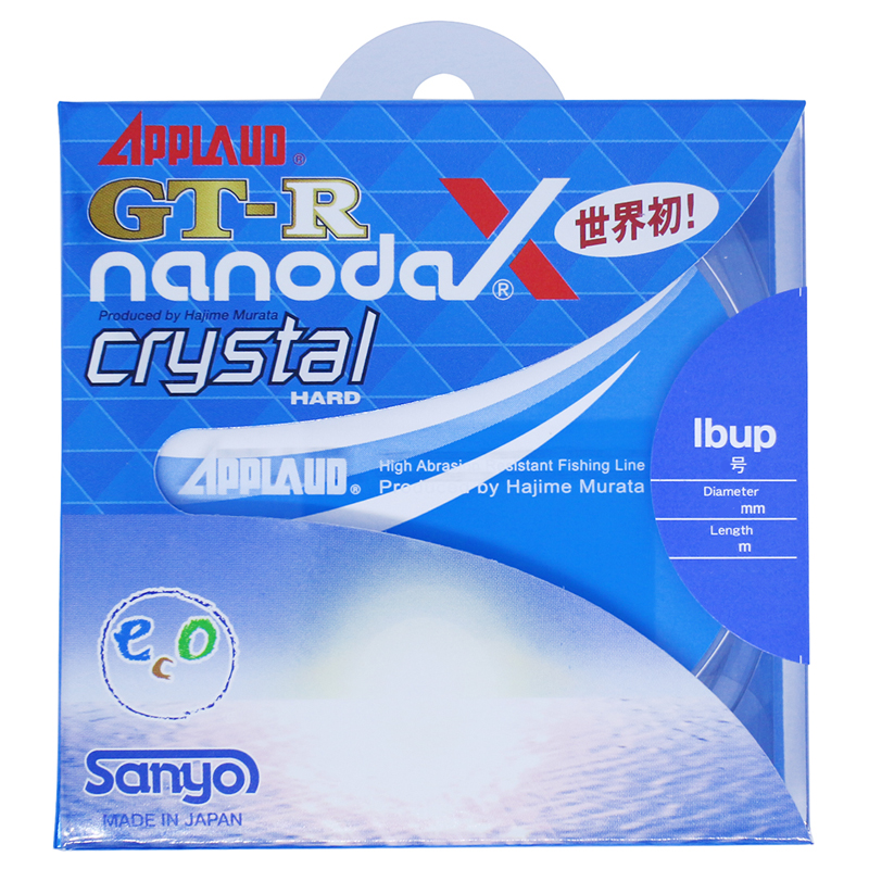 サンヨーナイロン GT-R nanodaX クリスタルハード 300m(2lb/0.5ゴウ) GT-R nanodaX クリスタルハード 300m クリスタルクリア(2lb/0.5号相