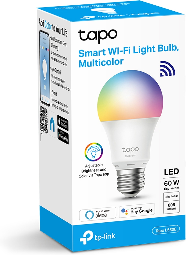 TP-link TAPO L530E LED電球 一般電球形 800lm（マルチカラー）[TAPOL530E] 返品種別A
