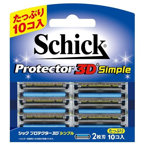 シック・ジャパン プロテクター3Dシンプル替刃 10個入 返品種別A