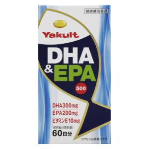 ヤクルトヘルスフーズ DHA＆EPA500（300粒） 返品種別B