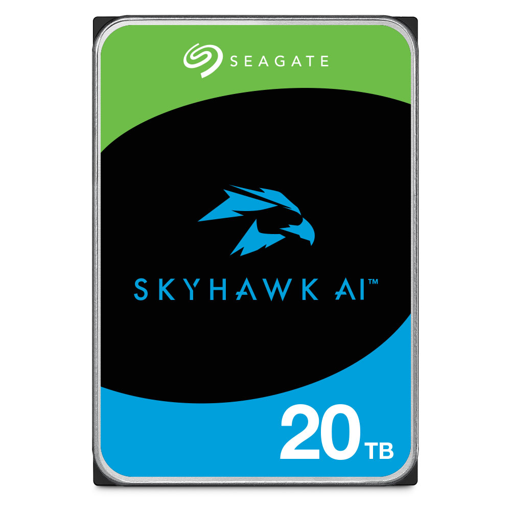 Seagate｜シーゲイト SkyHawk AI （AIビデオ分析・監視カメラ用モデル） 3.5インチ 内蔵ハードディスク 20TB ST20000VE003返品種別B