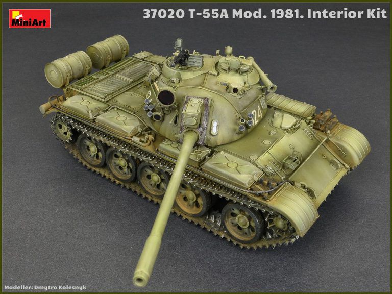 ミニアート1:35Ｔ-55ＡMOD.1981 ミニアート1:35T-55AMOD.1981
